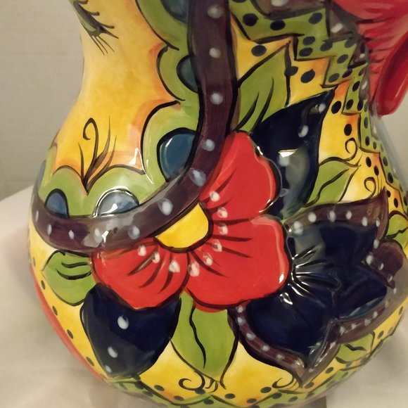 CARICA HAND PAINTED & HAND CRAFTED PITCHER - Picture 10 of 12